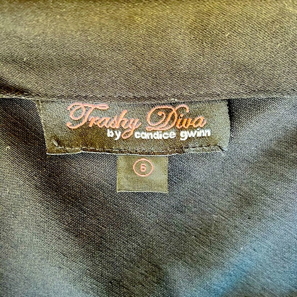 Trashy Diva by Candice Gwynn, Self bust fit flare 50’s style dress with jacket. - Picture 9 of 10